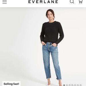 Everlane boy friend button fly denim